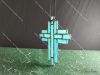 Picture of Small Eon Cross: Cathedral Wispy Sky Blue