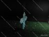 Picture of Small Eon Cross: Cathedral Wispy Sky Blue