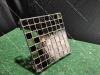 Picture of Chessboard Rockcandy Edition: Rolled Solid Black and Cotton Candy Wispy Clear Stained Glass with Free 3D Printed Chess Pieces